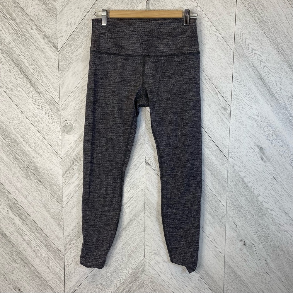 Lululemon Wunder Under Size 10 Heathered Grey 28" Inseam